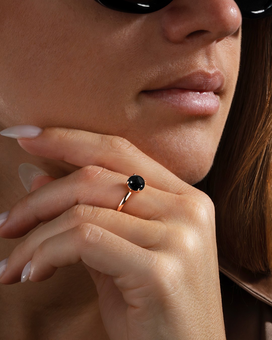 Lifestyle Ring Schwarzer Turmalin Leonia