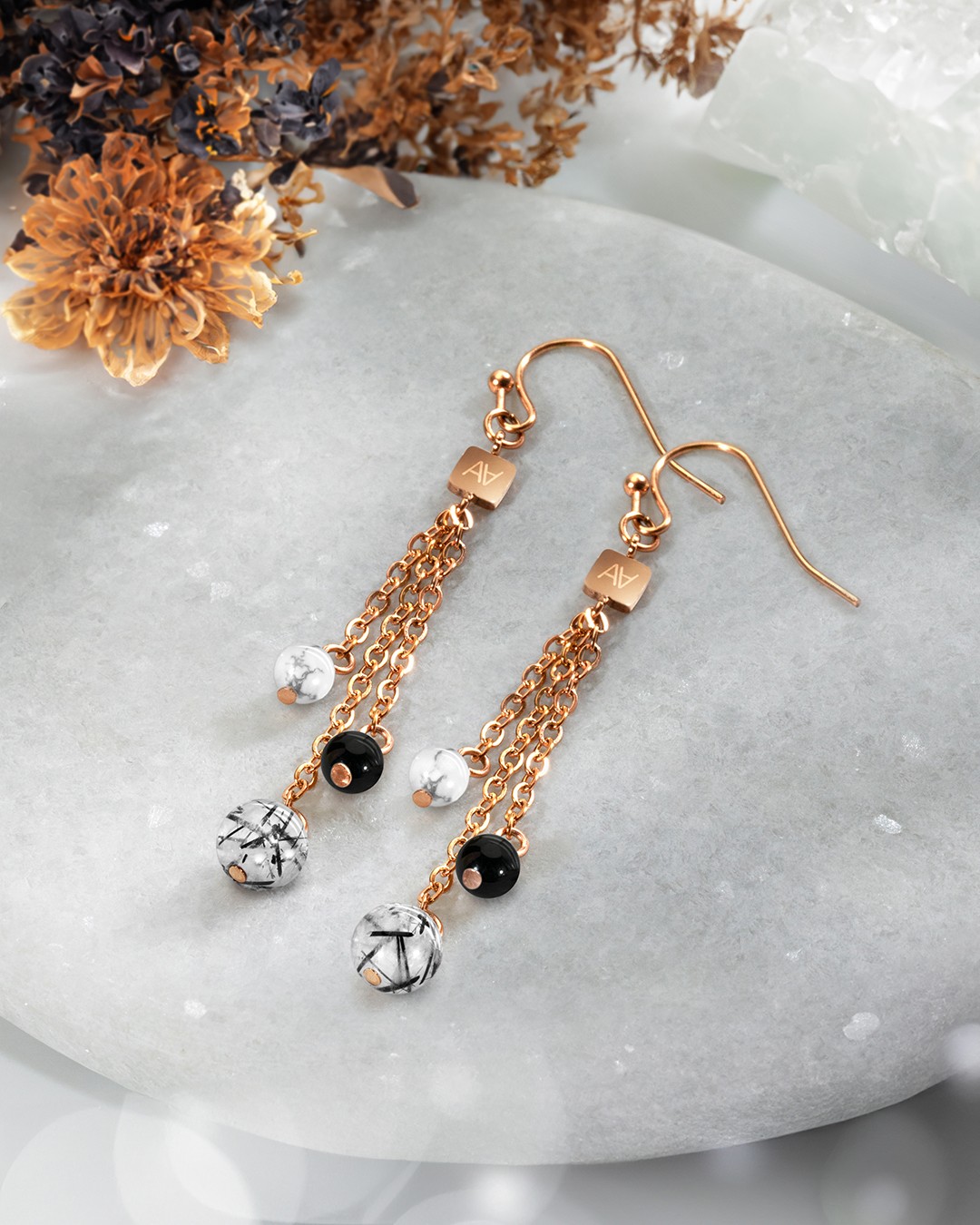 Ohrringe Steinheilkunde Wohlbefinden