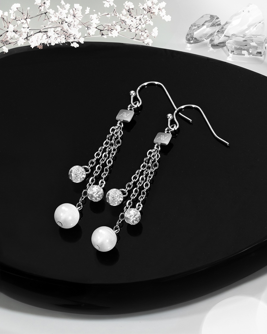 Packshot Ohrringe Steinheilkunde Stärkung der Intuition