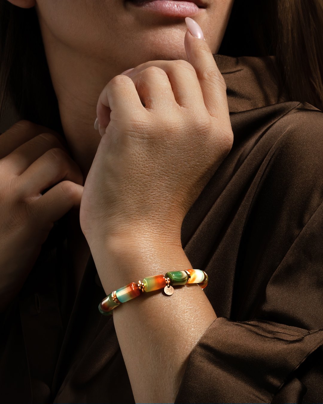 Armband Pfauenachat Procida