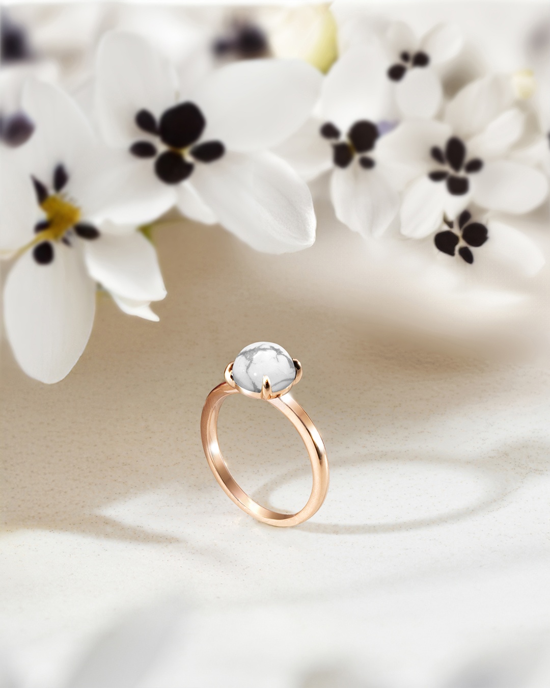 Ring Howlith Alcamia