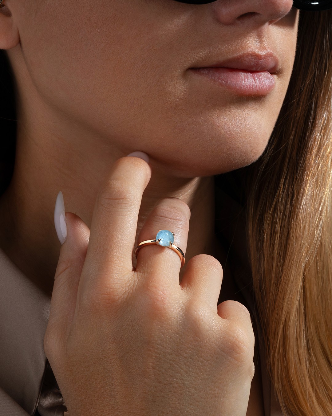 Lifestyle Ring Aquamarin Caprinia