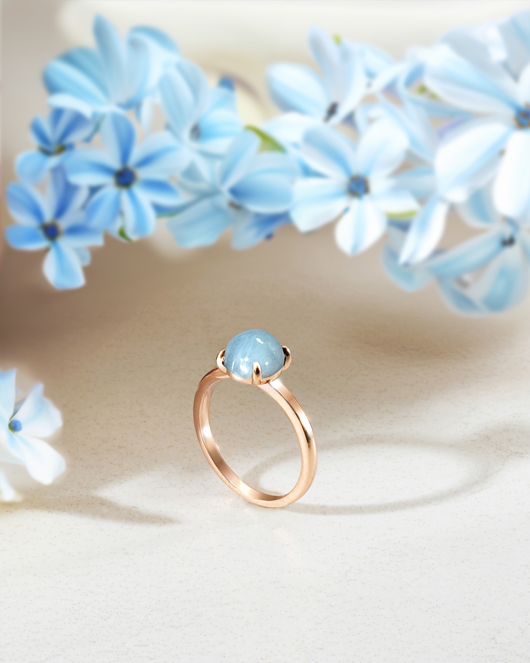 Ring Aquamarin Caprinia