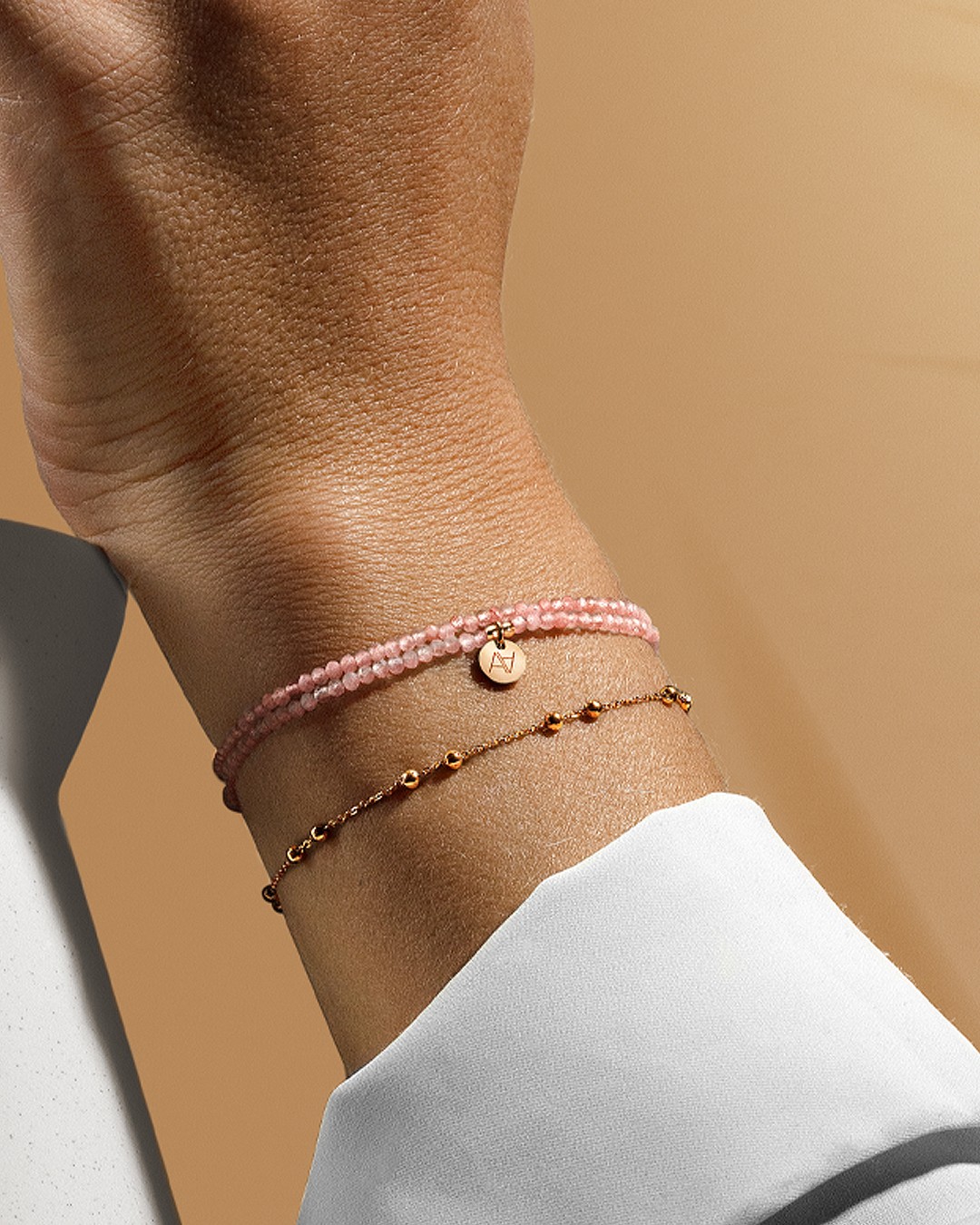 Armband Rosenquarz Comissillo