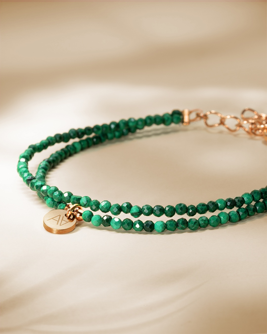 Packshot Armband Malachit  Venozillo