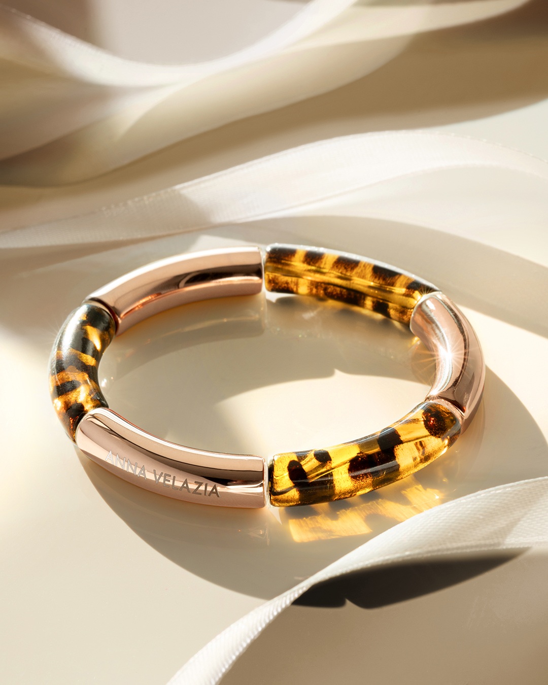 Armband Acetate Leopard Livenzo