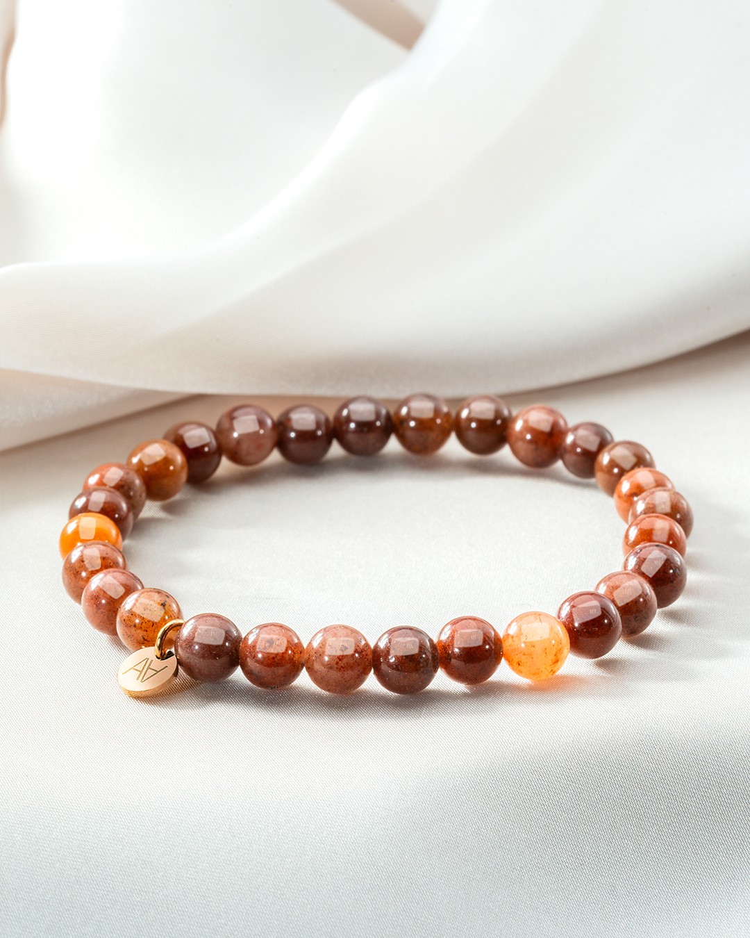 Armband Natursteine Roter Aventurin Armband 6 mm