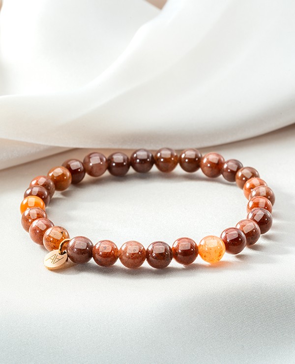 Roter Aventurin Armband 6 mm