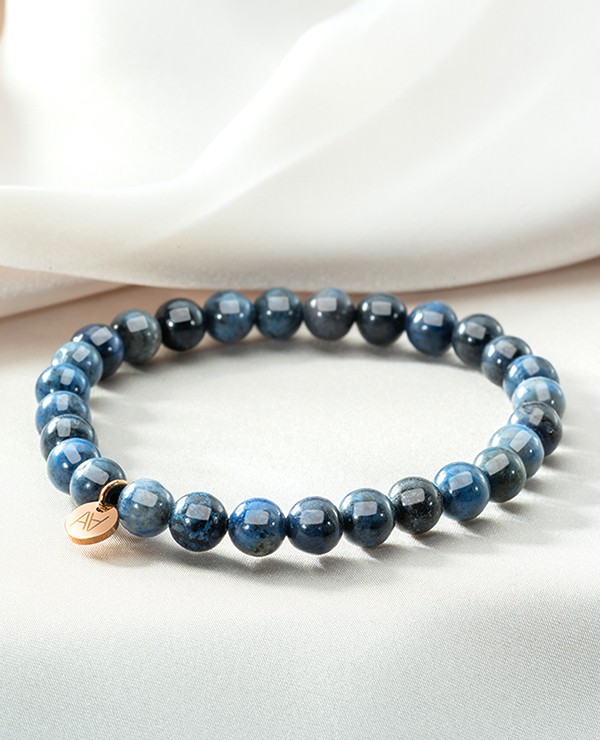 Dumortierit Armband 6 mm