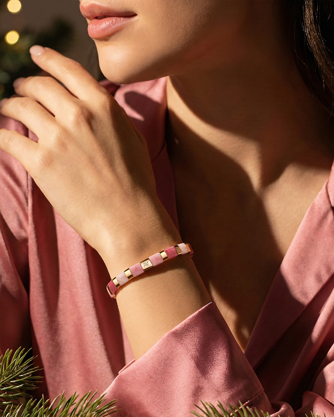 Armband Rhodonit Enna