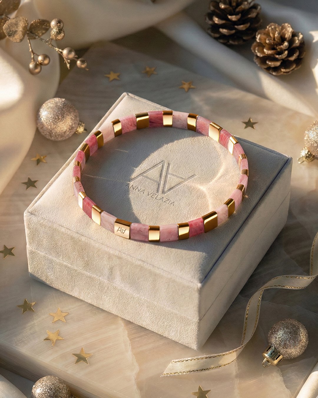 Packshot Armband Rhodonit Enna