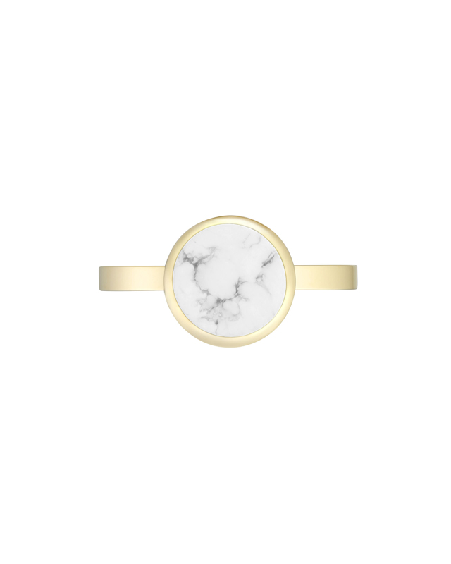 Packshot Ring  weiße Howlite Levola