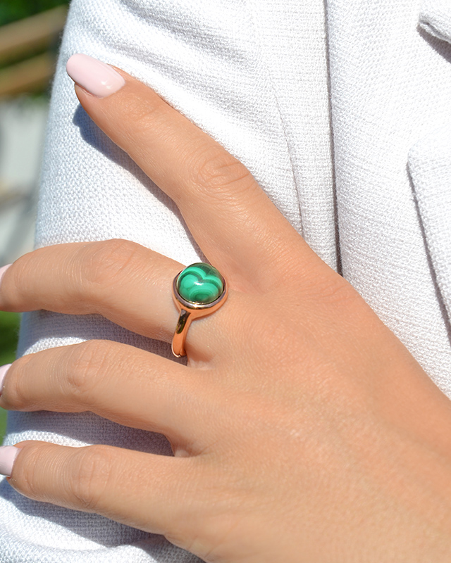 Lifestyle Ring  Malachit Avella