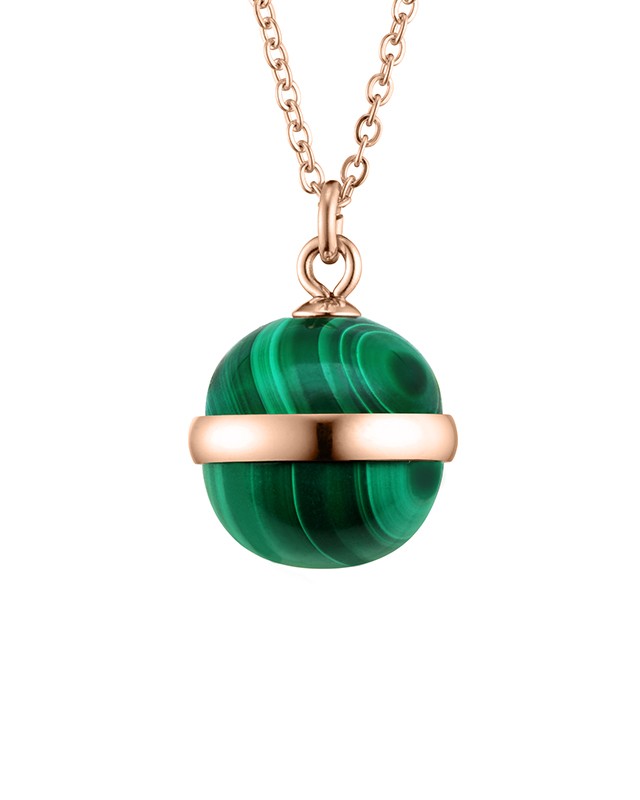 Packshot Anhänger  Gold rosafarbener Edelstahl Avellinio