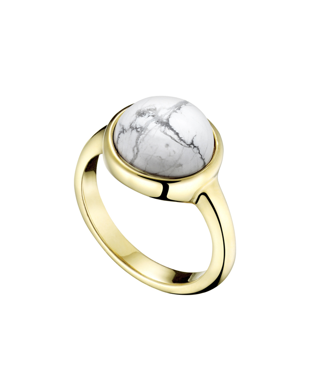 Packshot Ring  weiße Howlite Celza