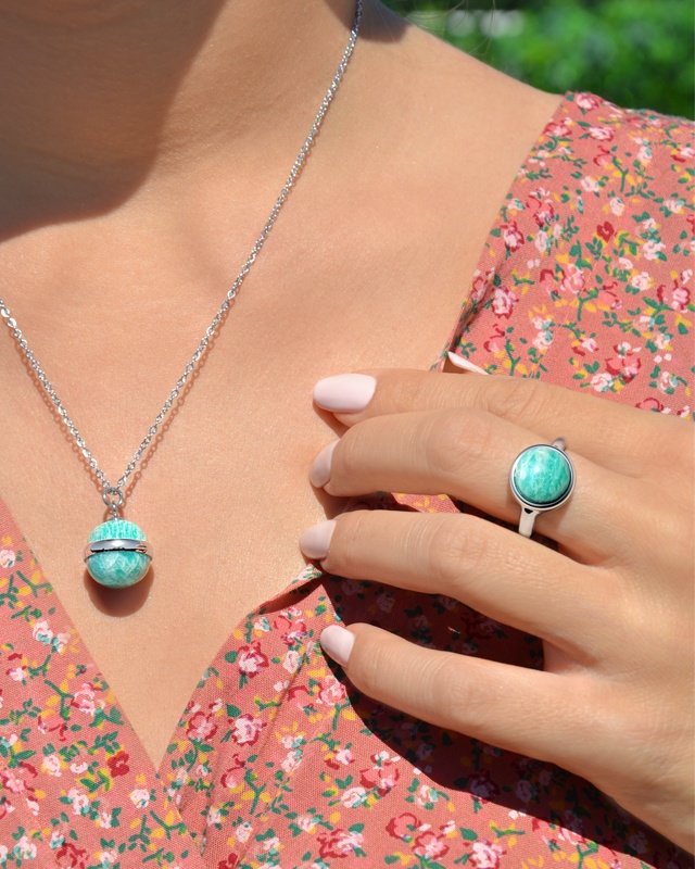 Lifestyle Ring  Amazonit Picarella