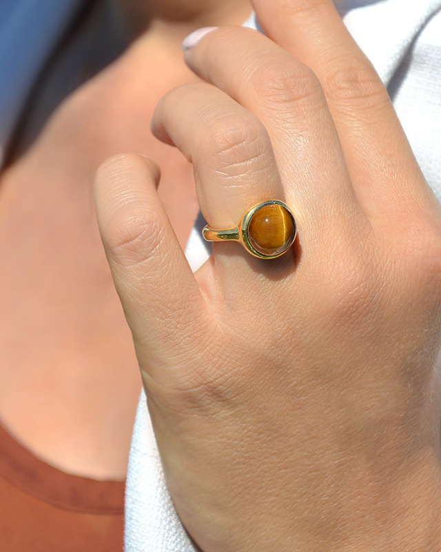 Lifestyle Ring  Auge des Tigers Lapia