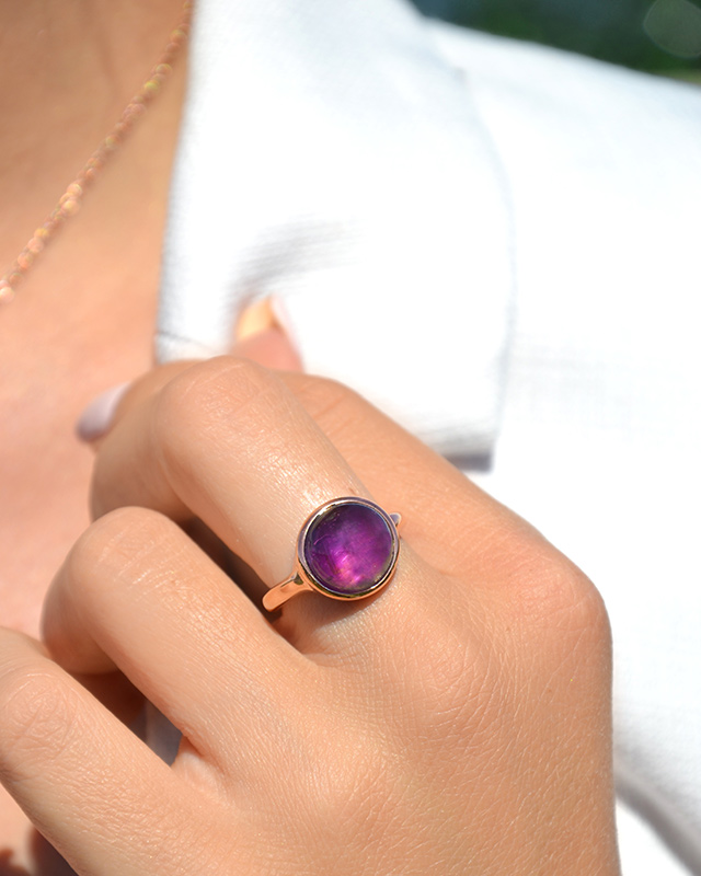 Ring Amethyst Alvana
