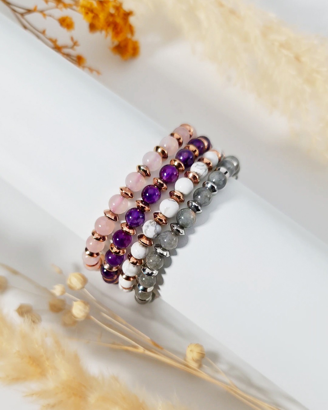 Lifestyle Armband Rosenquarz Comisso