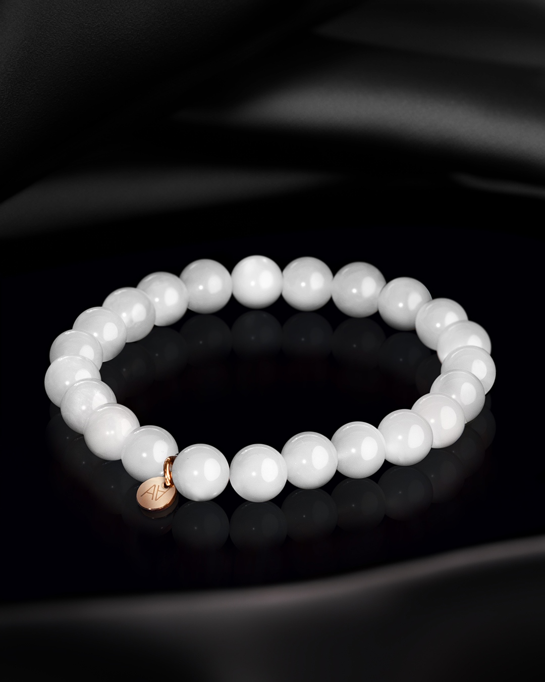 Packshot Armband Beiger Mondstein Palmanova