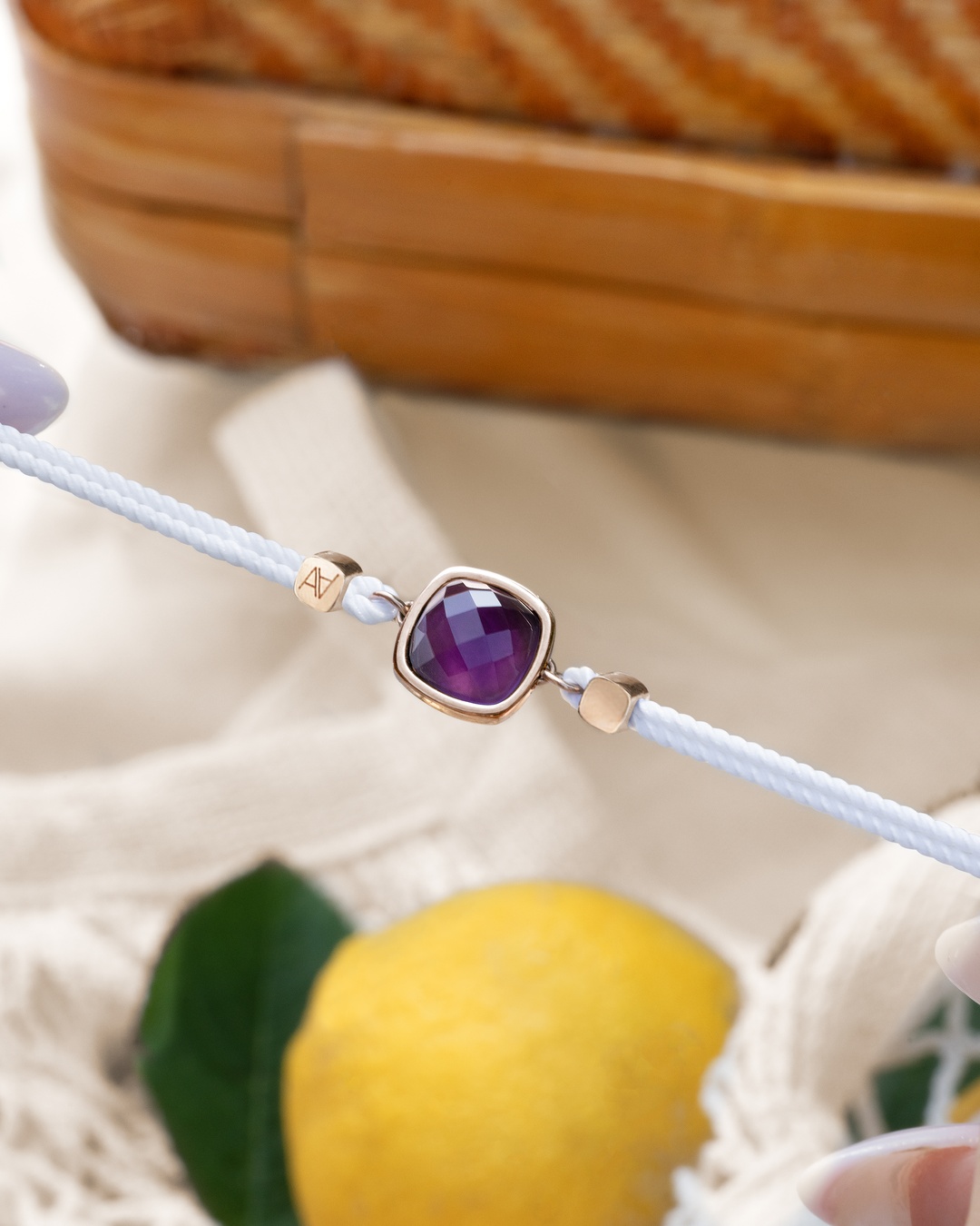 Armband Amethyst Scopelletta claro