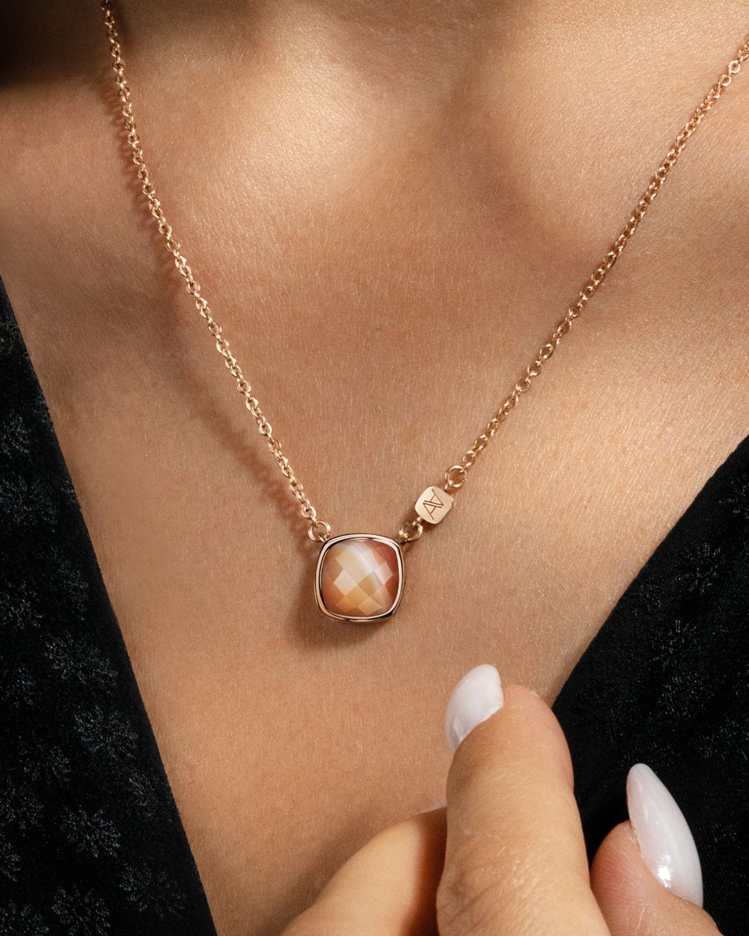 Anhänger Botswana-Achat  Avellinia Claro