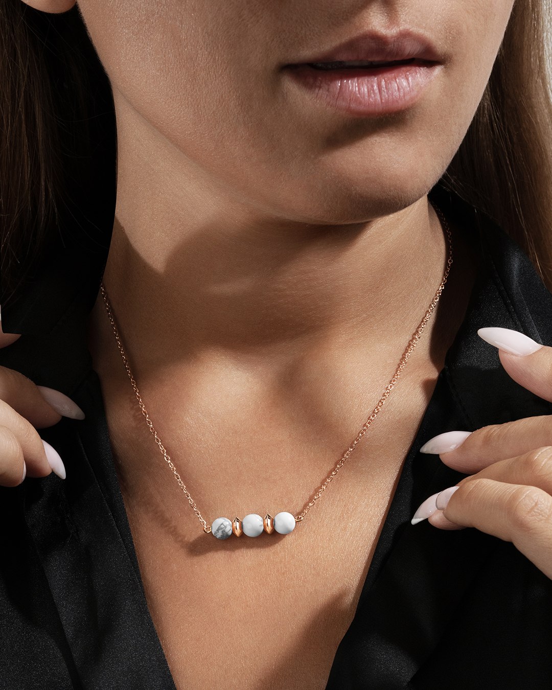 Anhänger Howlith Alcamina