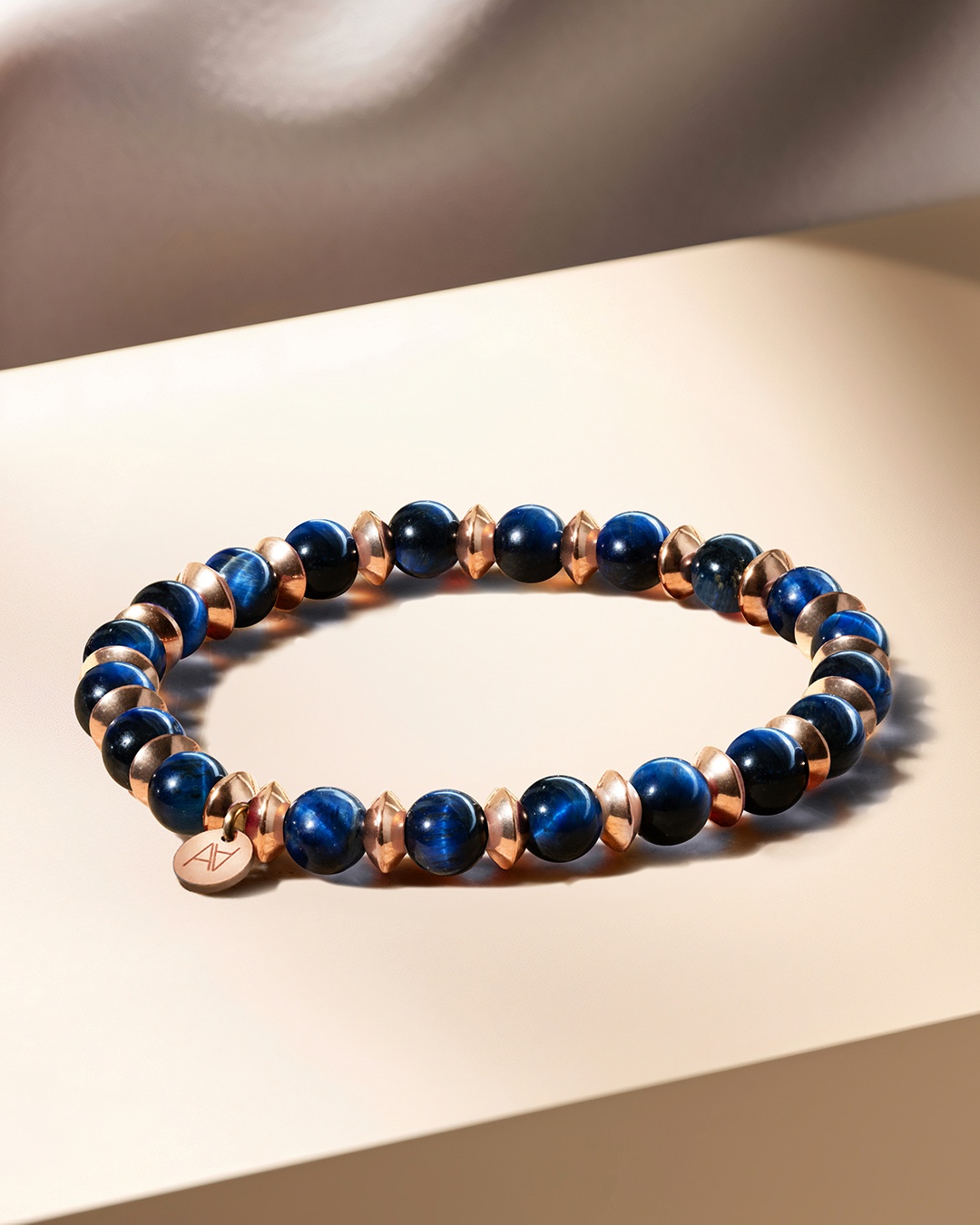 Armband blauem Tigerauge Olmeto
