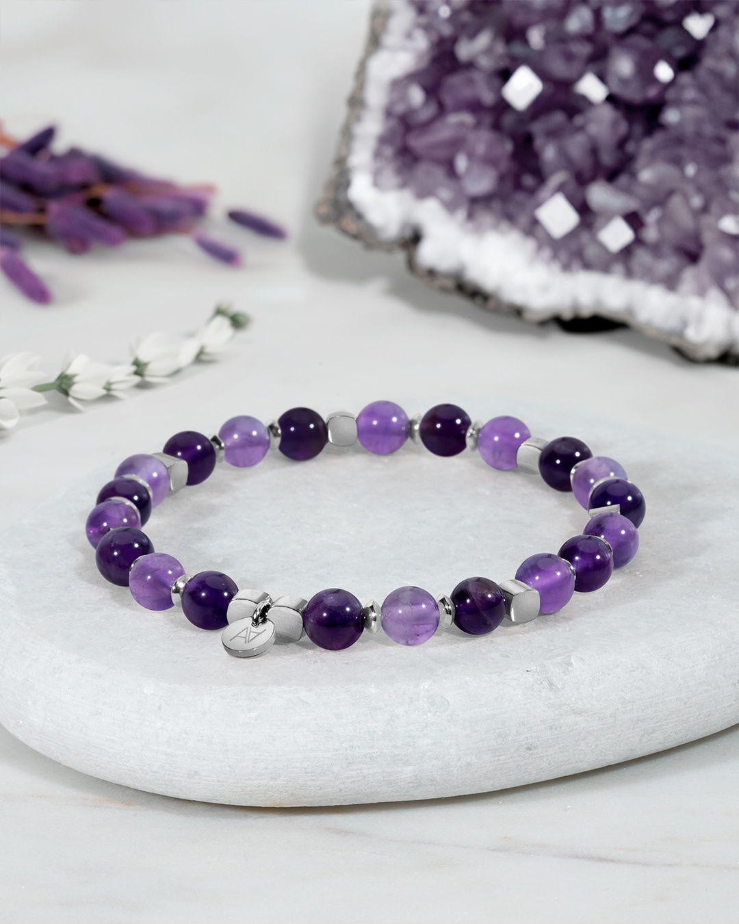 Packshot Armband AmethystGeistiges Gleichgewicht