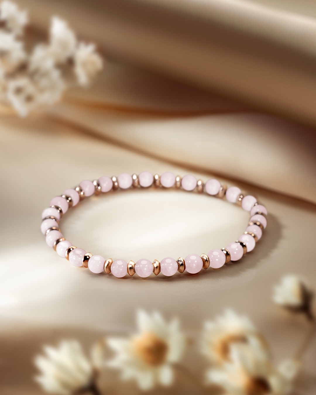 Packshot Armband Rosenquarz Comissito