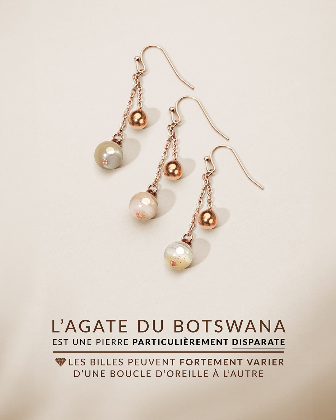 Packshot Ohrringe Botswana Achat Avellini Claro
