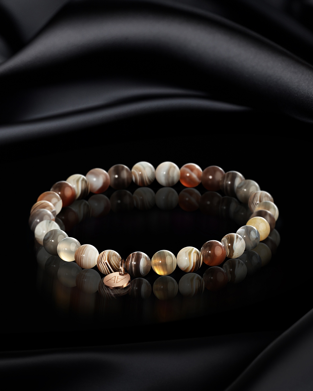 Packshot Armband Botswana Achatstein Avellinata