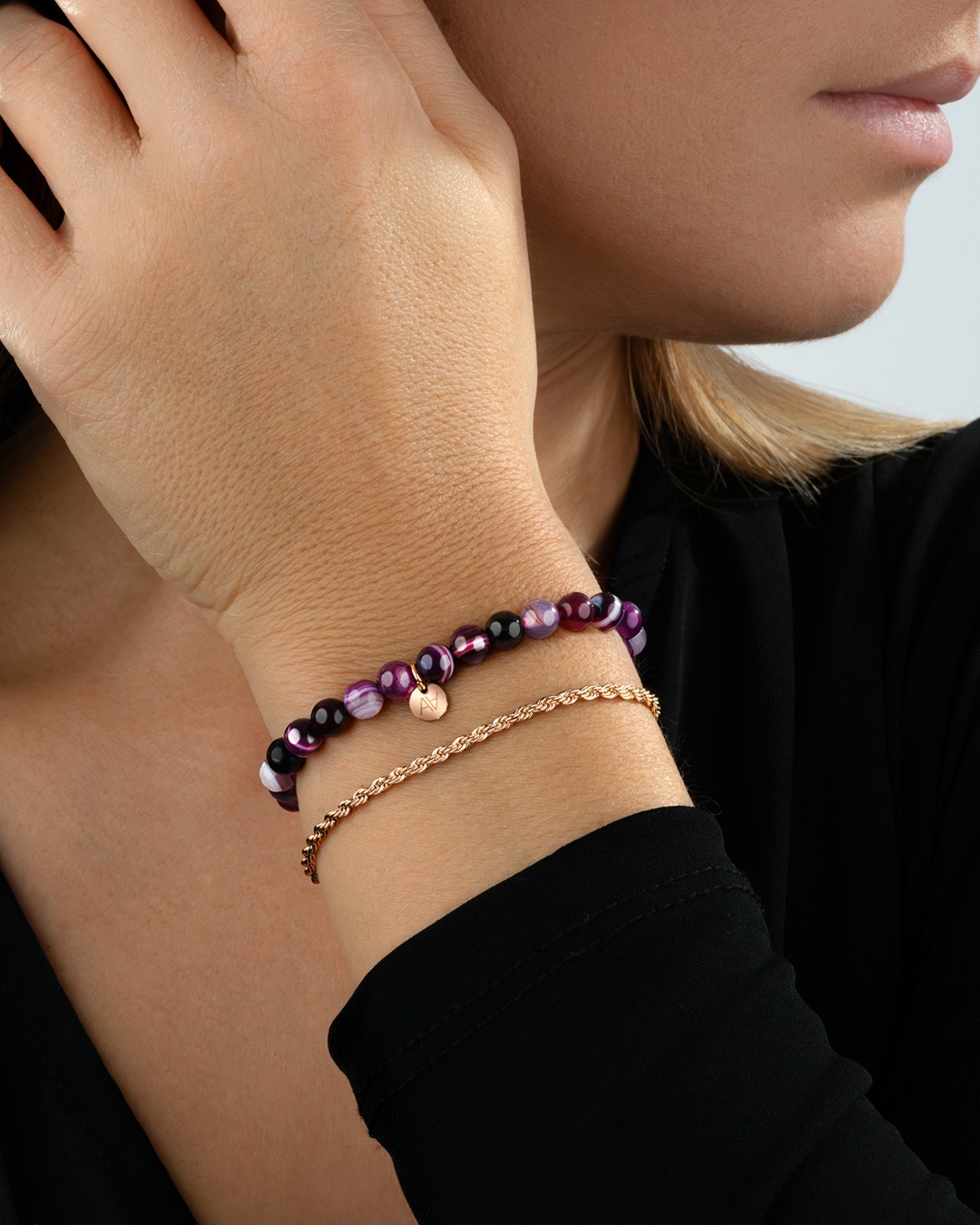 Armband Natursteine Calizzonata