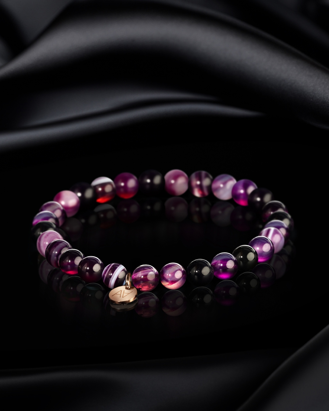 Packshot Armband violetten Achat Calizzonata