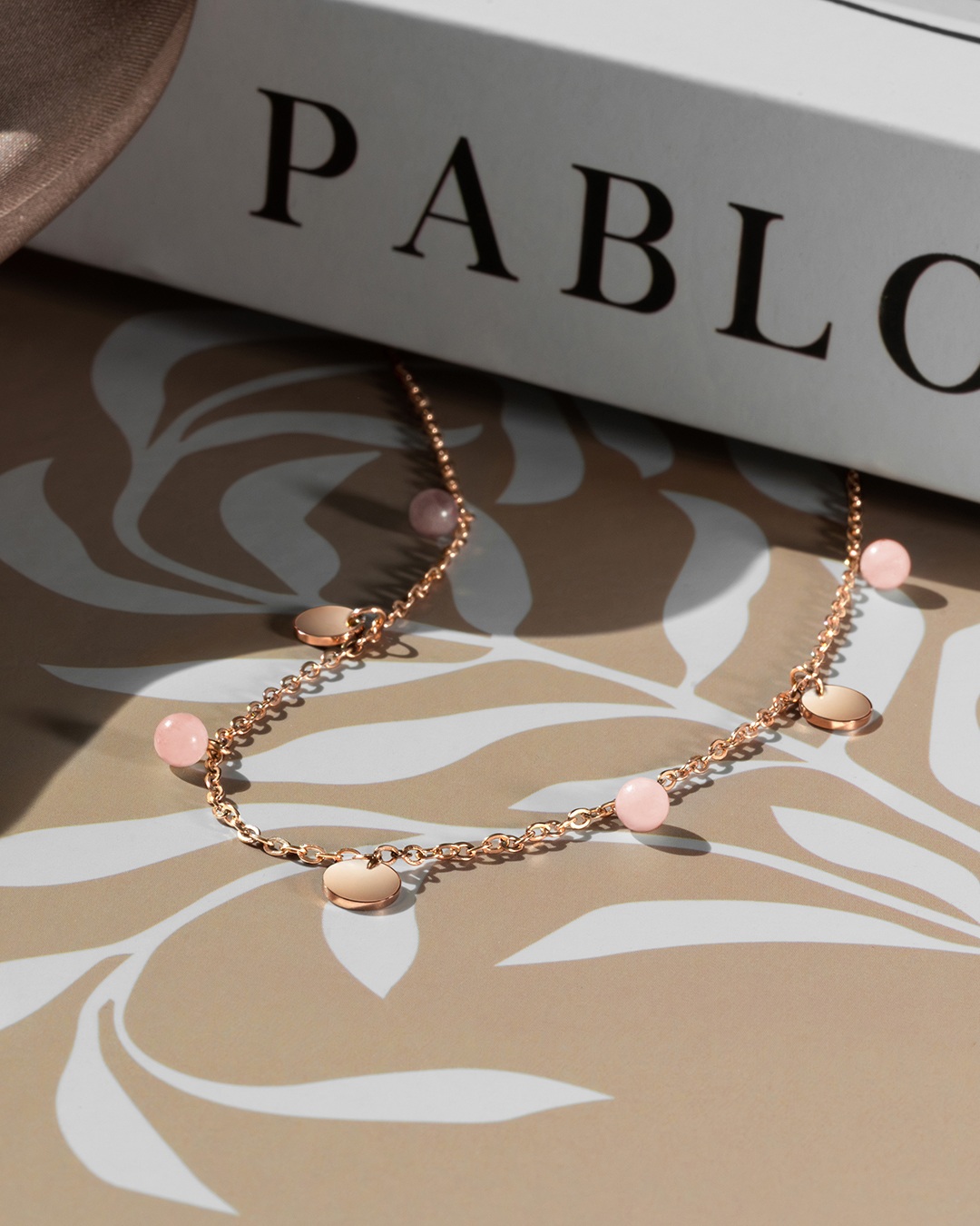 Packshot Anhänger Rosévergoldeter Edelstahl Comissinotto