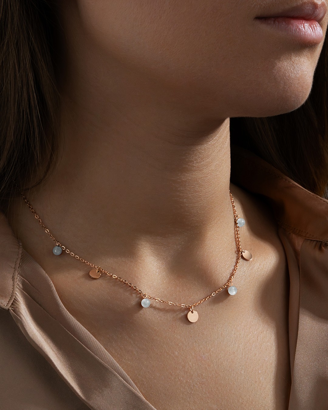 Anhänger Rosévergoldeter Edelstahl Millazinotto