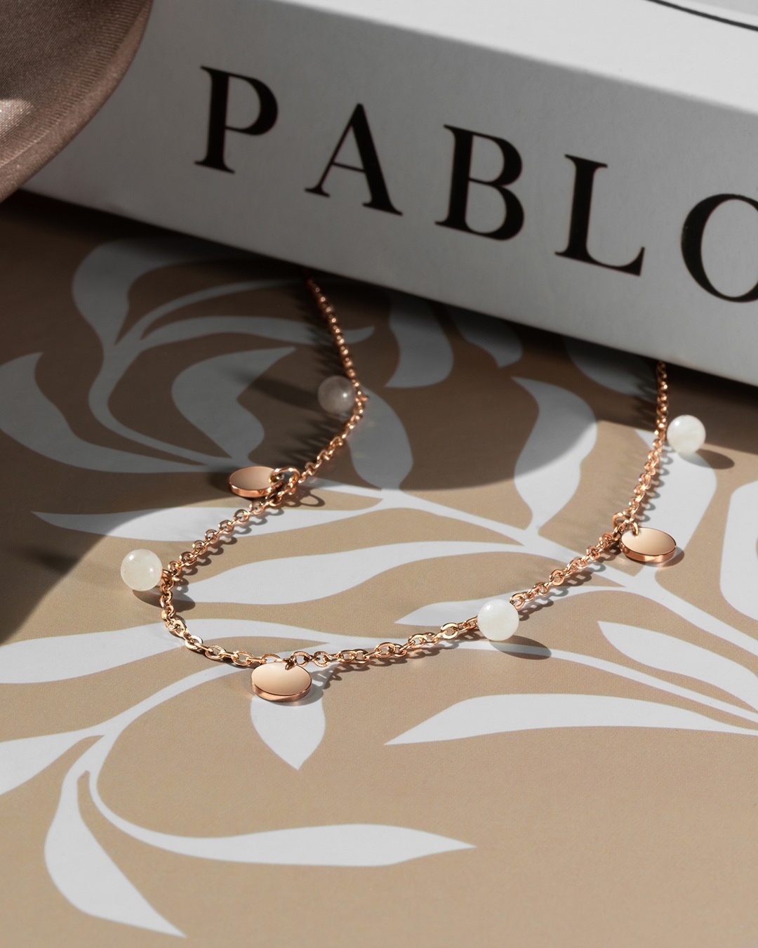 Packshot Anhänger Rosévergoldeter Edelstahl Millazinotto