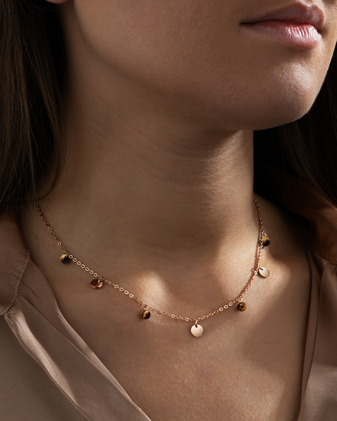 Anhänger Rosévergoldeter Edelstahl Messinotto